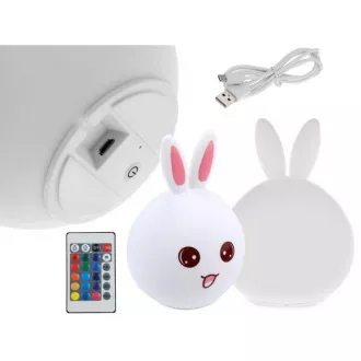 Gyermek LED-es éjjeli lámpa KING   RGB vezérlő