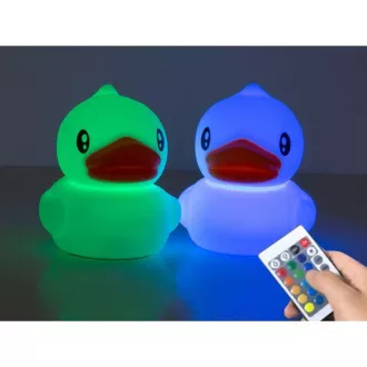 Gyermek LED-es éjjeli lámpa DUCK   RGB vezérlés