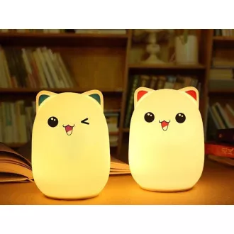 Gyermek LED-es éjjeli lámpa CAT RGB
