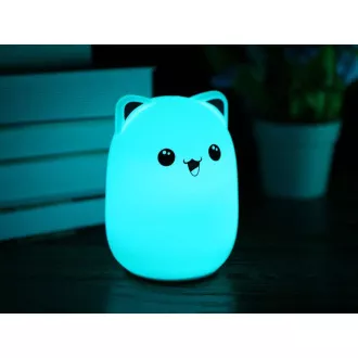 Gyermek LED-es éjjeli lámpa CAT RGB