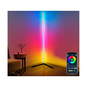 RGB LED sarok állólámpa, távirányítóval