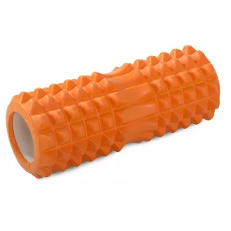 Masszázs fitness görgő ROLLER YOGA 32x13cm, Fekete