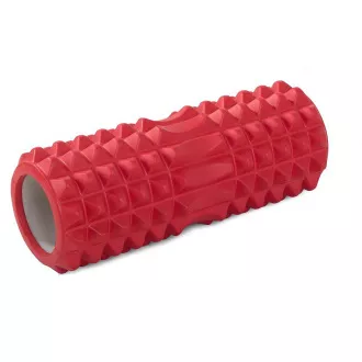 Masszázs fitness görgő ROLLER YOGA 32x13cm, Fekete