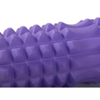 Masszázs fitness görgő ROLLER YOGA 32x13cm, Piros