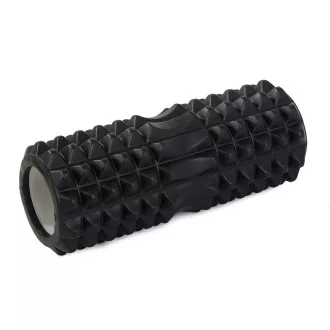 Masszázs fitness görgő ROLLER YOGA 32x13cm, Piros