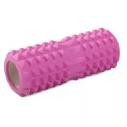 Masszázs fitness görgő ROLLER YOGA 32x13cm, Lila