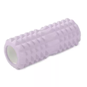Masszázs fitness görgő ROLLER YOGA 32x13cm, Lila
