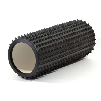 Fitness masszázs görgő kis tüskékkel ENERO FIT 33x14cm, fekete