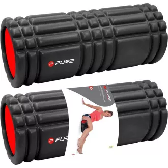 PURE 2 IMPROVE 33x15 cm, fekete, fitnesz masszázs görgő, fekete