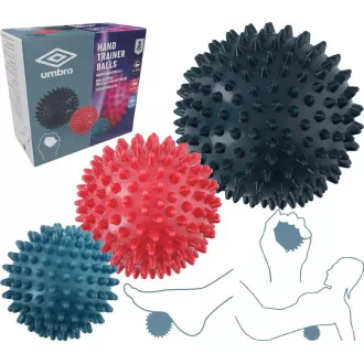 UMBRO gyöngyök tüskékkel masszázshoz, 3db