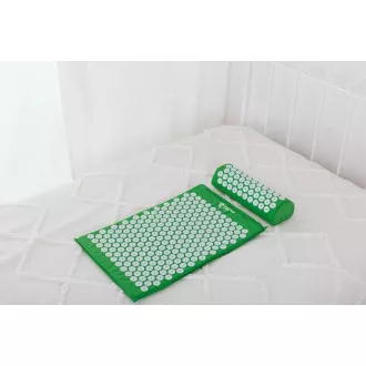 Akupresszúra PREMIUM tornaszőnyeg párnával 67x42x2 cm, Fekete Akupresszúra PREMIUM tornaszőnyeg párnával 67x42x2 cm, Fekete
