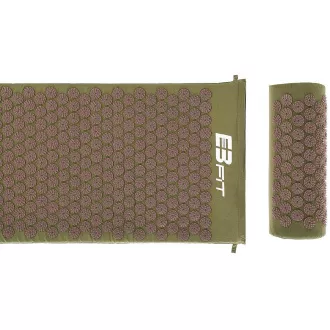 Akupresszúra PREMIUM tornaszőnyeg párnával 67x42x2 cm, Mascara khaki színű Akupresszúra PREMIUM tornaszőnyeg párnával 67x42x2 cm, Mascara khaki színű