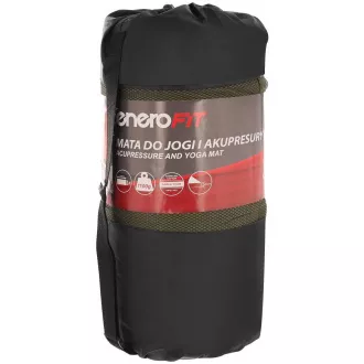 Akupresszúra PREMIUM tornaszőnyeg párnával 67x42x2 cm, Mascara khaki színű Akupresszúra PREMIUM tornaszőnyeg párnával 67x42x2 cm, Mascara khaki színű