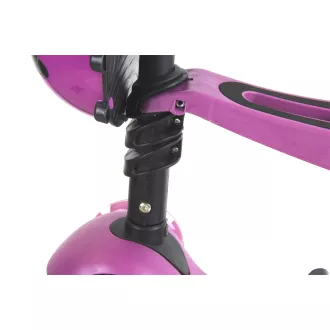 Gyerek robogó 2in1 BERUŠKA LED kerekekkel, lila
