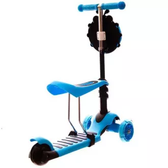 Gyerek roller 2in1 BERUŠKA LED kerekekkel, kék színű Gyerek roller 2in1 BERUŠKA LED kerekekkel, kék színű