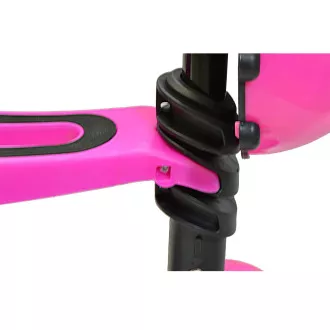 Gyerek roller 2in1 BERUŠKA LED kerekekkel, rózsaszínű