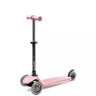 Cariboo Twist 3in1 háromkerekű robogó LED kerekekkel, rózsaszínű