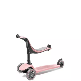 Cariboo Twist 3in1 háromkerekű robogó LED kerekekkel, rózsaszínű