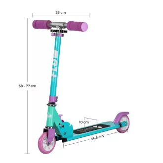 Story Flow összecsukható roller, menta lila Story Flow összecsukható roller, menta lila
