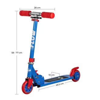 Összecsukható roller Story Flow, kék-piros