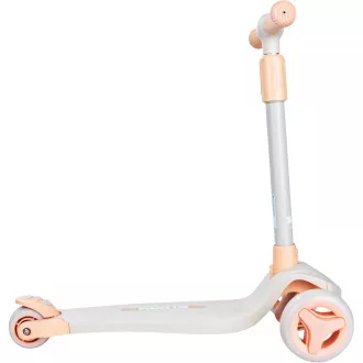 Gyerekek háromkerekű robogó Story Mini Friends LED kerekekkel robogó, fehér