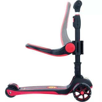 Gyermek háromkerekű roller Story 2in1 Deluxe mini roller világító kerekekkel, fekete és piros színben Gyermek háromkerekű roller Story 2in1 Deluxe mini roller világító kerekekkel, fekete és piros színben