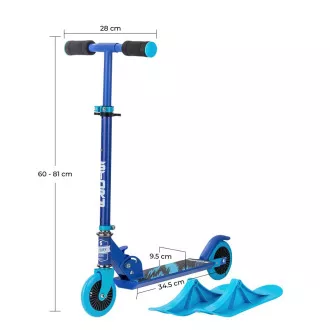 Story Freshie 2in1 összecsukható roller, kék