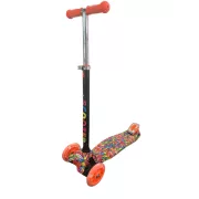 Háromkerekű robogó MAXI SCOOTER világító kerekekkel, BONBON vagy