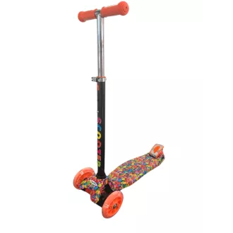 Háromkerekű robogó MAXI SCOOTER világító kerekekkel, BONBON vagy