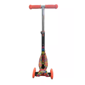 Háromkerekű robogó MAXI SCOOTER világító kerekekkel, BONBON vagy