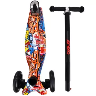 Gyermek háromkerekű robogó MAXI SCOOTER STREET-ART