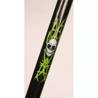 Robogó PB SKULL 2023 állvánnyal, 200mm, fekete-zöld, fekete-zöld