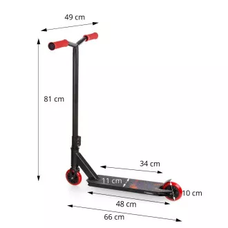 Freestyle robogó MOVINO Stunt NITRO piros Freestyle robogó MOVINO Stunt NITRO piros