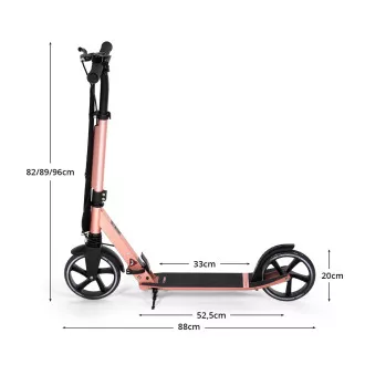 Összecsukható robogó MOVINO City Comfort  Antik rózsaszínű