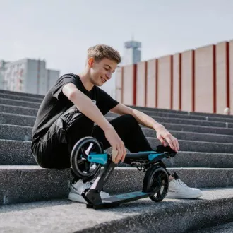 Összecsukható robogó MOVINO Infinity, Világoskék
