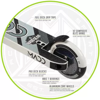 MADD GEAR Freestyle robogó Kick Pro FEKETE-ÉRVER MADD GEAR Freestyle robogó Kick Pro FEKETE-ÉRVER