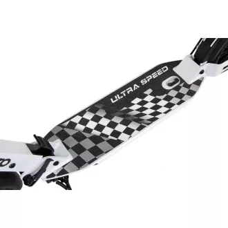 Összecsukható robogó ENERO ULTRA SPEED tárcsafékkel, 200mm, fehér