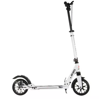 Összecsukható robogó ENERO ULTRA SPEED tárcsafékkel, 200mm, fehér