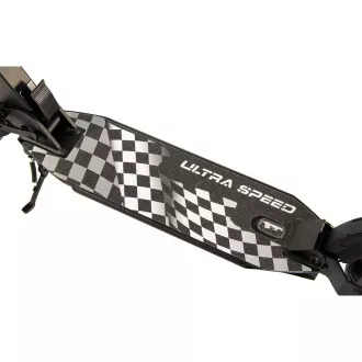 Összecsukható robogó ENERO ULTRA SPEED tárcsafékkel, 200mm, fekete