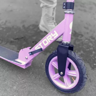 Összecsukható roller Story Civic Comfort, felfújható kerekekkel, lila Összecsukható roller Story Civic Comfort, felfújható kerekekkel, lila