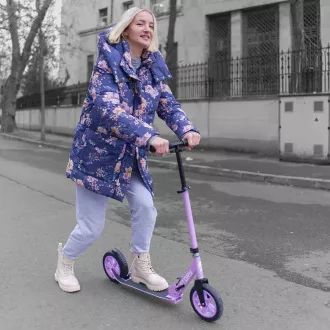 Összecsukható roller Story Civic Comfort, felfújható kerekekkel, lila Összecsukható roller Story Civic Comfort, felfújható kerekekkel, lila