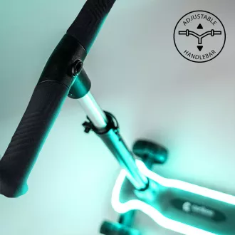 Gyerek háromkerekű robogó Cariboo LEDstar, kék