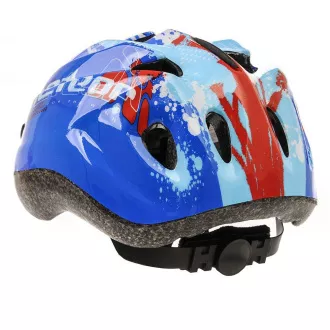 Gyermek kerékpáros sisak MTR BLUE SPLASH, S