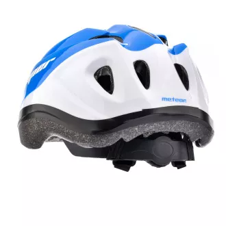 Kerékpáros sisak MTR APPER, kék-fehér