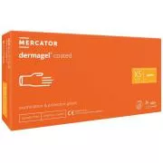 DERMAGEL COATED - Latex púdermentes testkesztyű, belső réteg polimer, 100 db, L