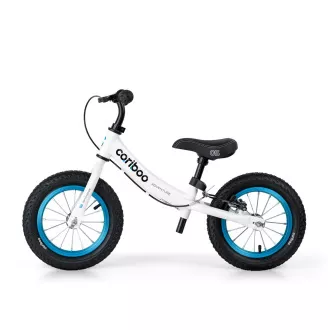 MOVINO Cariboo ADVENTURE gyermek kerékpár fékkel, 12'' felfújható kerekekkel, fehér és kék színben