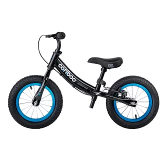 MOVINO Cariboo ADVENTURE gyermek kerékpár fékkel, 12'' felfújható kerekekkel, fekete és kék színben