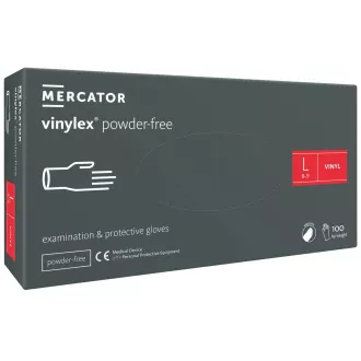VINYLEX POWDER FREE - Vinyl kesztyű (púdermentes) fehér, 100 db, L