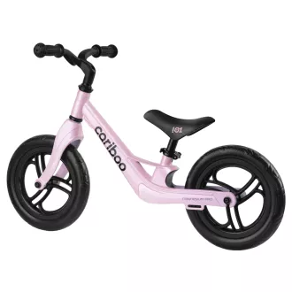 Robogó MOVINO Cariboo MAGNESIUM PRO könnyű vázzal, 12"-os kerekekkel, rózsaszínű
