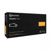 NITRYLEX BLACK - Nitril kesztyű (púdermentes) fekete, 100 db, M